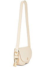 Burberry Small Chess Satchel Bag in Pearl, view 4, click to view large image.
