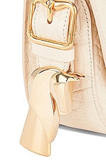Burberry Small Chess Satchel Bag in Pearl, view 7, click to view large image.