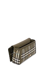 Burberry Small Note Shoulder Bag in Olive Green, view 6, click to view large image.