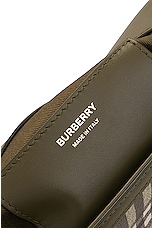 Burberry Small Note Shoulder Bag in Olive Green, view 7, click to view large image.