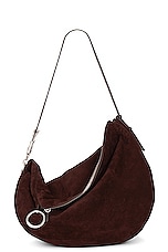 Burberry Large Knight Hobo Bag in Cocoa, view 1, click to view large image.