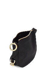 Burberry Small Knight Hobo Bag in Black, view 5, click to view large image.