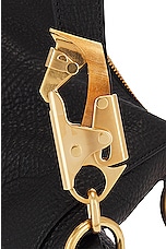 Burberry Small Knight Hobo Bag in Black, view 7, click to view large image.