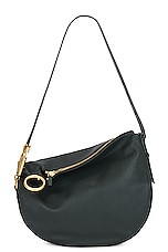 Burberry Medium Knight Hobo Bag in Vine, view 1, click to view large image.