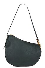 Burberry Medium Knight Hobo Bag in Vine, view 3, click to view large image.