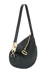 Burberry Medium Knight Hobo Bag in Vine, view 4, click to view large image.