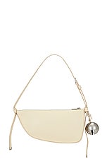 Burberry Shield Sling Bag in Pearl, view 3, click to view large image.