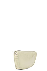 Burberry Micro Sling Shield Bag in Hunter, view 4, click to view large image.