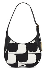 Burberry Chess Baguette Bag in Black, view 1, click to view large image.