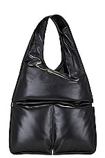 Burberry Cut Shoulder Bag in Black, view 3, click to view large image.