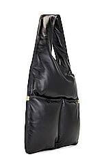 Burberry Cut Shoulder Bag in Black, view 4, click to view large image.