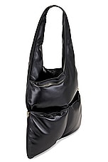 Burberry Cut Shoulder Bag in Black, view 5, click to view large image.