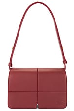 Burberry Snip Shoulder Bag in Ruby, view 1, click to view large image.