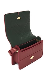 Burberry Snip Shoulder Bag in Ruby, view 5, click to view large image.