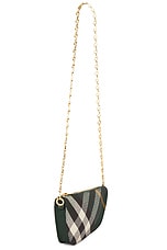 Burberry Micro Shield Bag With Chain in Ivy, view 4, click to view large image.