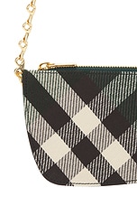 Burberry Micro Shield Bag With Chain in Ivy, view 7, click to view large image.