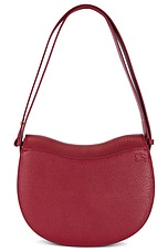 Burberry Medium Rocking Horse Bag in Ruby, view 3, click to view large image.