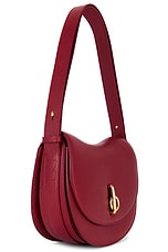 Burberry Medium Rocking Horse Bag in Ruby, view 4, click to view large image.