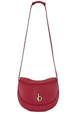 Burberry Medium Rocking Horse Bag in Ruby, view 6, click to view large image.