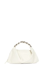 Burberry Medium Swan Bag in Almond, view 3, click to view large image.