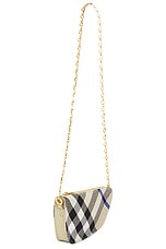 Burberry Micro Shield Bag With Chain in Lichen, view 4, click to view large image.