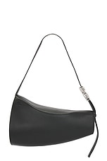 Burberry Large Horn Shoulder Bag in Slate, view 3, click to view large image.