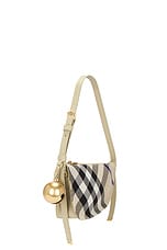 Burberry Mini Shield Sling Bag in Lichen, view 4, click to view large image.