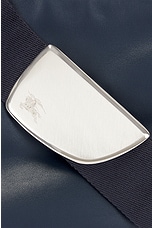 Burberry Medium Shield Messenger Bag in Lake, view 7, click to view large image.