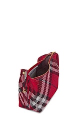 Burberry Mini Knit Peg Bag in Scarlet, view 4, click to view large image.