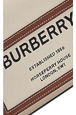 Burberry Canvas Pocket Bag in Natural & Malt Brown, view 8, click to view large image.