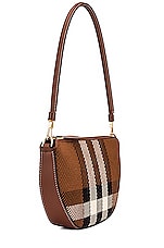 Burberry Olympia Pouch Bag in Birch Brown, view 4, click to view large image.