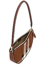 Burberry Olympia Pouch Bag in Birch Brown, view 5, click to view large image.