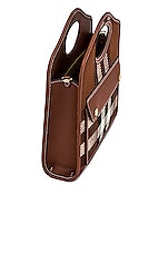 Burberry Mini Pocket Bag in Dark Birch Brown, view 6, click to view large image.