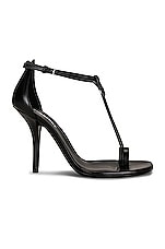 Burberry Stefanie Sandals in Black, view 1, click to view large image.