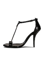 Burberry Stefanie Sandals in Black, view 5, click to view large image.