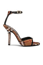 Burberry Wendy Sandal in Dark Birch Brown, view 1, click to view large image.