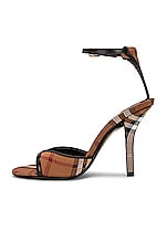 Burberry Wendy Sandal in Dark Birch Brown, view 5, click to view large image.