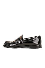 Burberry Vintage Check Loafer in Black, view 5, click to view large image.