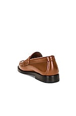 Burberry Rupert Loafer in Warm Oak Brown, view 3, click to view large image.