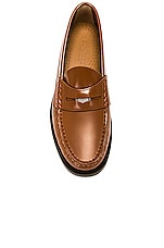 Burberry Rupert Loafer in Warm Oak Brown, view 4, click to view large image.