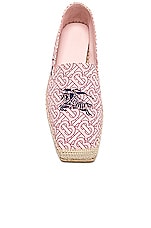 Burberry Alport Espadrille in Soft Blossom, view 4, click to view large image.