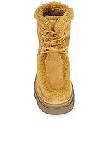 Burberry Mavis Boot in Manilla & Amber Yellow, view 4, click to view large image.