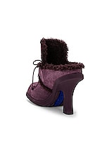 Burberry Lawrence Mule in Aubergine, view 3, click to view large image.