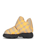 Burberry Chucky Boot in Hunter IP Check, view 5, click to view large image.
