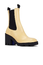 Burberry Stride Chelsea Bootie in Custard, view 2, click to view large image.