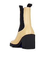 Burberry Stride Chelsea Bootie in Custard, view 3, click to view large image.