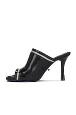 Burberry Peep Sandal in Black, view 5, click to view large image.