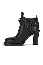 Burberry Stirrup Low Bootie in Black, view 5, click to view large image.