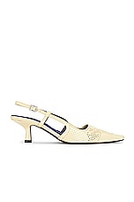 Burberry Chisel Sling Back Pump in Daffodil, view 1, click to view large image.
