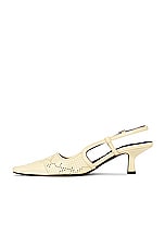 Burberry Chisel Sling Back Pump in Daffodil, view 5, click to view large image.
